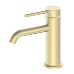 Смеситель для раковины, матовое золото IMPERIO 1049