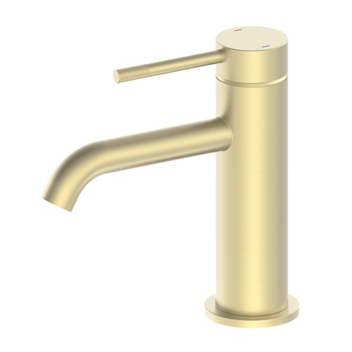 Смеситель для раковины, матовое золото IMPERIO 1049