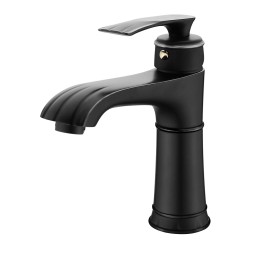 Смеситель для раковины, матовый черный ANTIC 1060