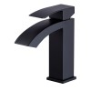 Смеситель для раковины, матовый черный COSMO 1065