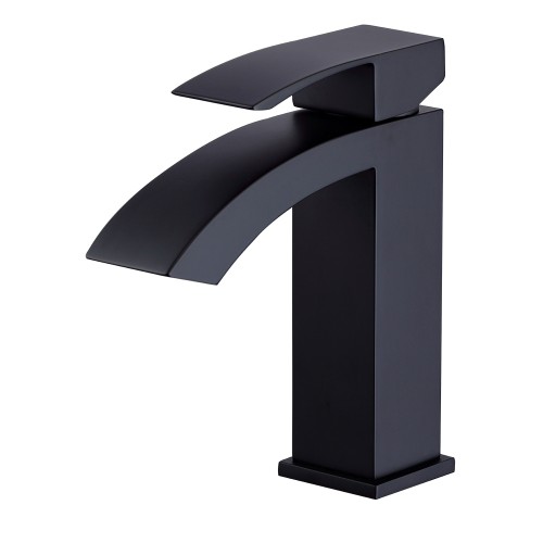 Смеситель для раковины, матовый черный COSMO 1065