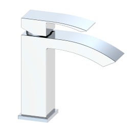 Смеситель для раковины, белый COSMO 1065