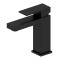 Смеситель для раковины, матовый черный QUADRO 1075