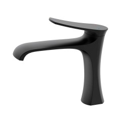 Смеситель для раковины, матовый черный DOLCE 1077