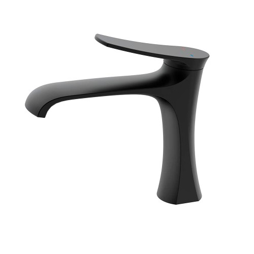 Смеситель для раковины, матовый черный DOLCE 1077