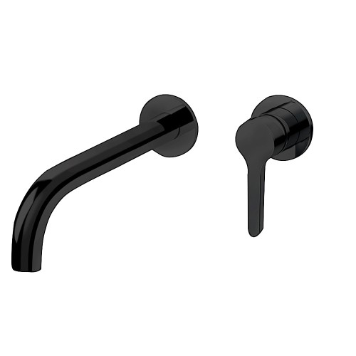 Смеситель для раковины встраиваемый, матовый черный GRACE 1446