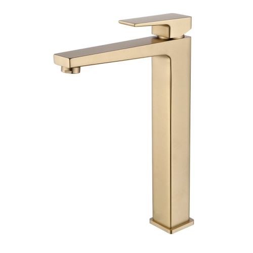 Смеситель для раковины, матовое золото ROY 1555