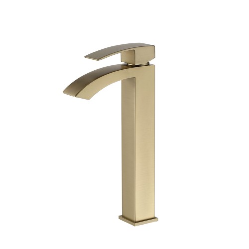 Смеситель для раковины, матовое золото COSMO 1565