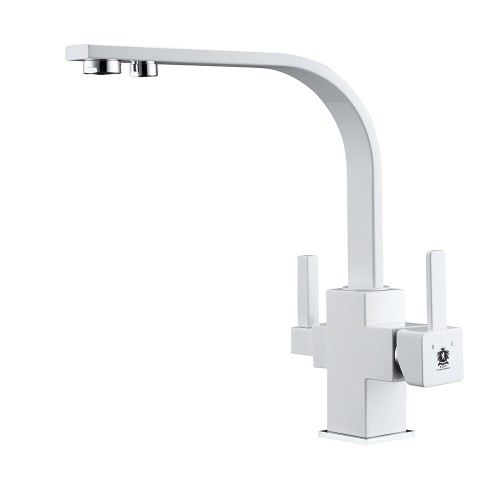Смеситель для кухни, белый 2034