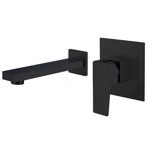 Смеситель для раковины встраиваемый, матовый черный ROY 2055