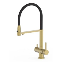 Смеситель для кухни, матовое золото 2059