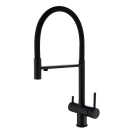 Смеситель для кухни, матовый черный 2061