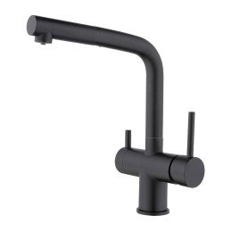 Смеситель для кухни, матовый черный 2062