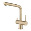 Смеситель для кухни, матовое золото 2062