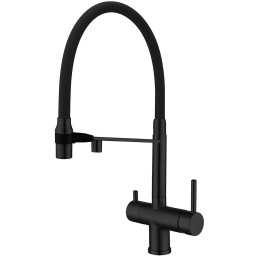 Смеситель для кухни, матовый черный 2074