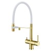 Смеситель для кухни, матовое золото 2074