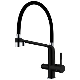 Смеситель для кухни, матовый черный 2094