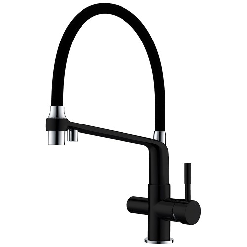 Смеситель для кухни, матовый черный 2094