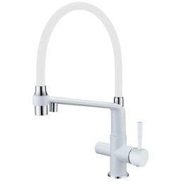 Смеситель для кухни, белый 2094