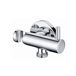 Кран для гигиенического душа с держателем,хром 4045