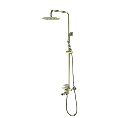 Душевая система для ванны со смесителем, бронза 5005