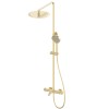Душевая система для ванны со смесителем, матовое золото 5049