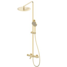 Душевая система для ванны со смесителем, матовое золото 5049