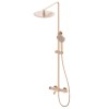 Душевая система для ванны со смесителем, розовое золото 5049