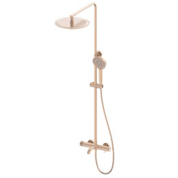 Душевая система для ванны со смесителем, розовое золото 5049