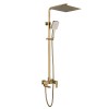 Душевая система для ванны со смесителем, матовое золото 5056