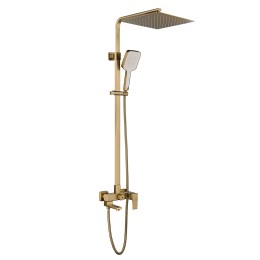 Душевая система для ванны со смесителем, матовое золото 5056