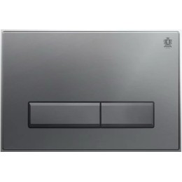 Клавиша смыва квадратная,металл D009