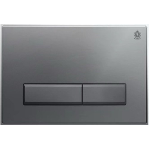 Клавиша смыва квадратная,металл D009