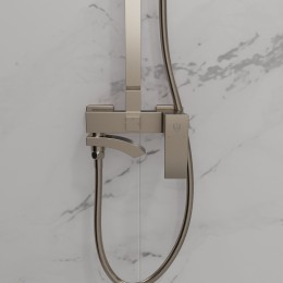 Душевая система для ванны со смесителем, бронза 5057