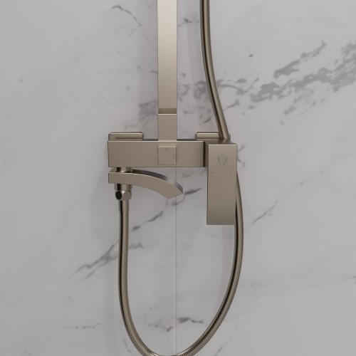 Душевая система для ванны со смесителем, бронза 5057