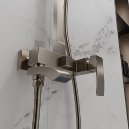 Душевая система для ванны со смесителем, бронза 5057