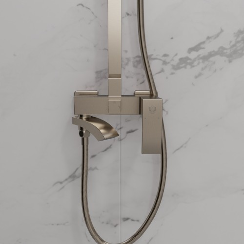 Душевая система для ванны со смесителем, бронза 5057