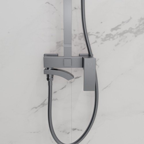 Душевая система для ванны со смесителем, металл 5057