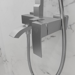 Душевая система для ванны со смесителем, сатин 5057