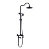 Душевая система для ванны со смесителем, матовый черный 5060