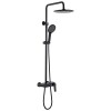 Душевая система для ванны со смесителем, матовый черный 5077