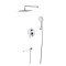 Душевая система для ванны встраиваемая со смесителем, хром 7047