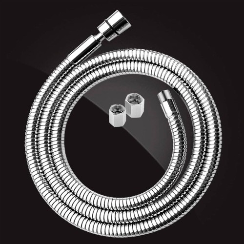 Шланг выдвижной 1/2х3/8 с переходниками,хром 90220