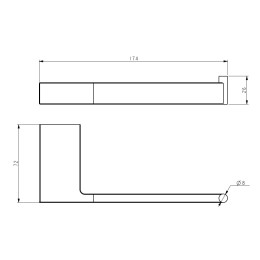 Бумагодержатель без крышки, матовое золото 9509
