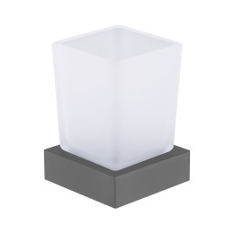 Стеклянный стакан настольный, металл 9518