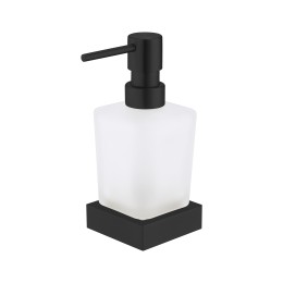 Дозатор для жидкого мыла настольный, матовый черный 9519