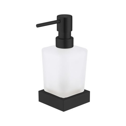 Дозатор для жидкого мыла настольный, матовый черный 9519