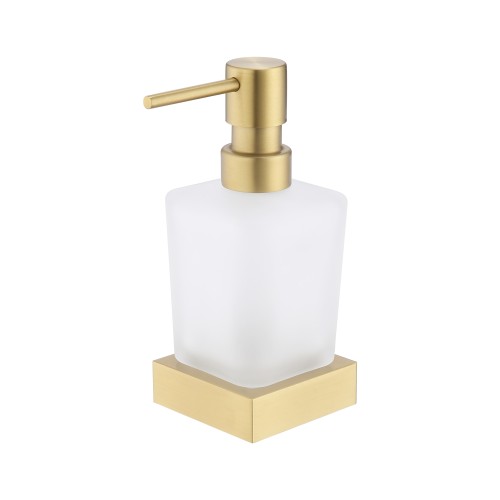 Дозатор для жидкого мыла настольный, матовое золото 9519