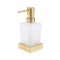 Дозатор для жидкого мыла настольный, матовое золото 9519
