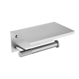 Бумагодержатель с полкой, сатин 9528